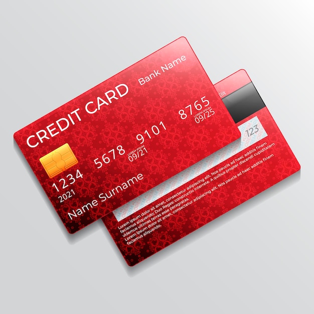 Realistic monochromatic credit card