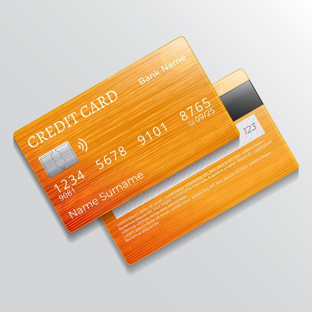 Realistic monochromatic credit card