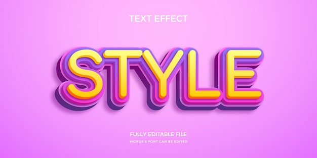 Free Vector realistic multilayered style text effect