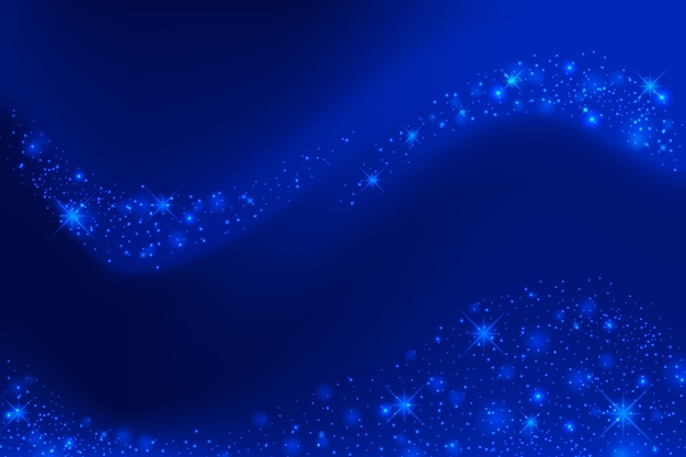 Free Vector realistic navy blue glitter background