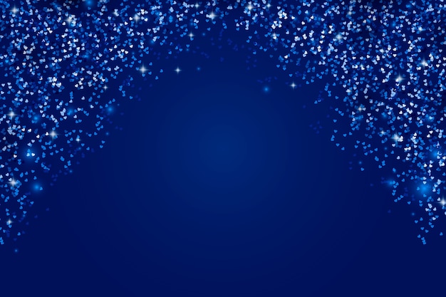 Realistic navy blue glitter background