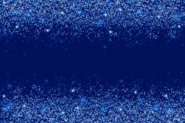 Free Vector realistic navy blue glitter background