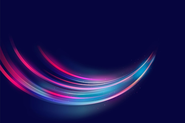 Realistic neon lights background