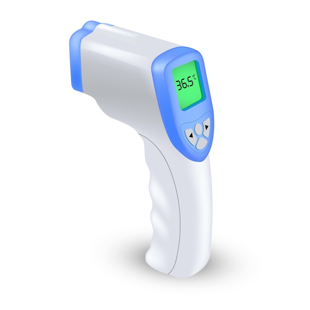 Realistic non-contact infrared thermometer