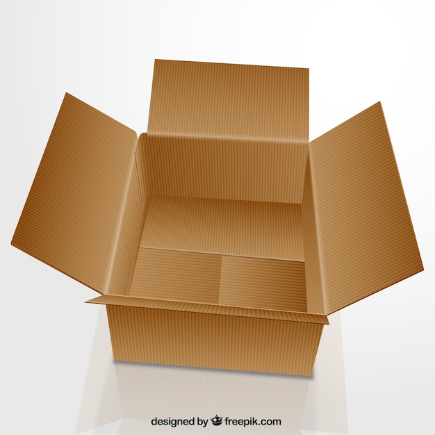 Free Vector realistic open box