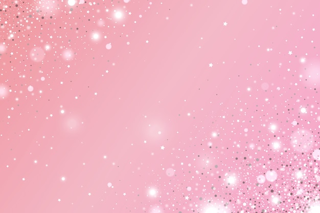 Free Vector realistic pink and silver background