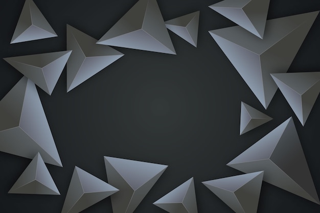 Free Vector realistic polygonal background