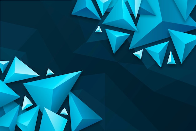 Free Vector realistic polygonal background