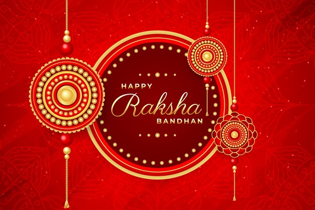 Realistic raksha bandhan illustration