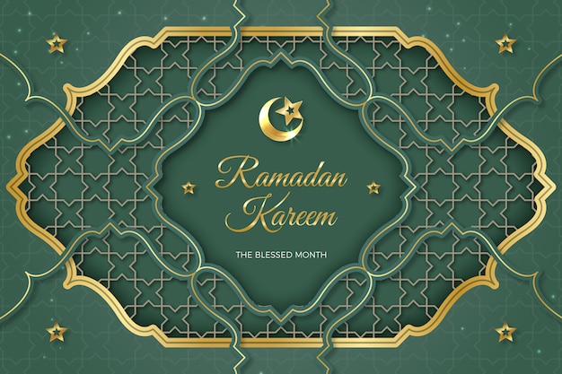 Realistic ramadan background