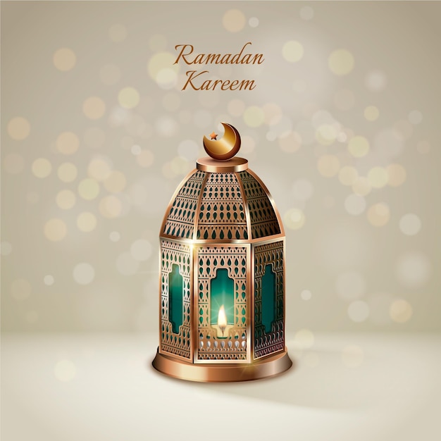 Free Vector realistic ramadan kareem element