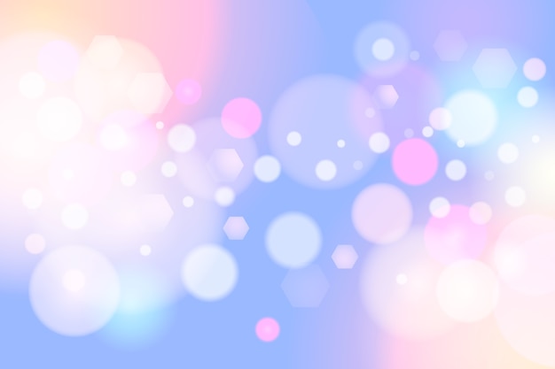 Realistic shiny bokeh background