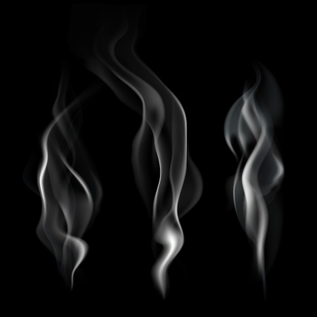 Free Vector realistic smoke illustration