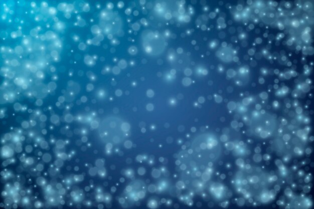 Realistic snowfall background