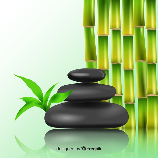 Realistic spa background