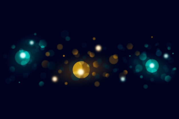 Free Vector realistic style bokeh background