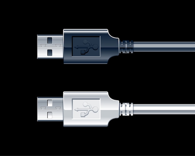 Free Vector realistic usb design