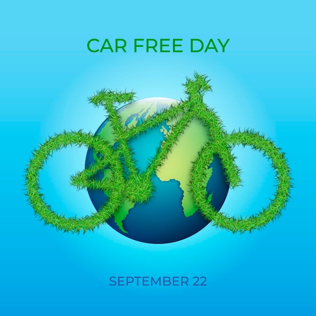 Realistic world car free day