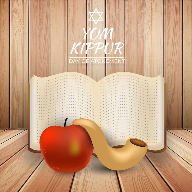 Free vector realistic yom kippur