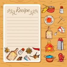 Recipe cards