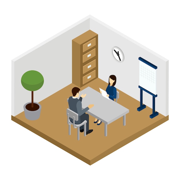 Recruitment Interview Illustration 