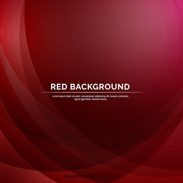 Red background in abstract style