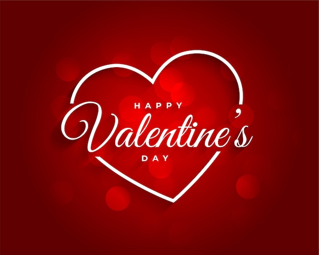 Red beautiful valentines day background 