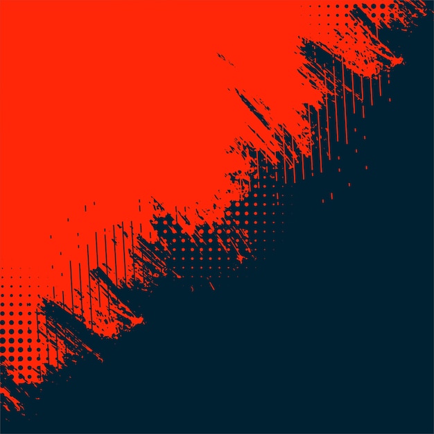 Red and black abstract grunge texture background