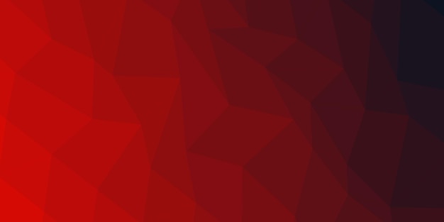 red and black low poly background