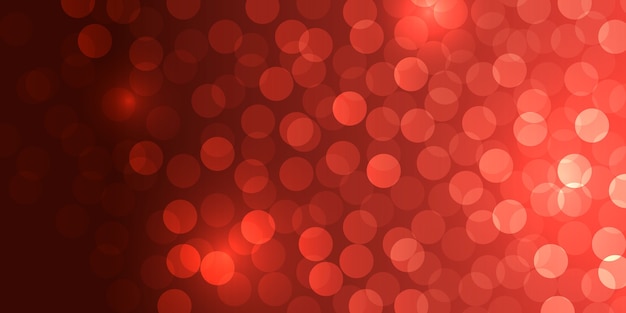 Red bokeh