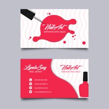 Nail business cards