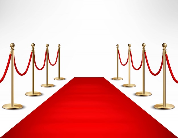 Red Carpet Celebrities Formal Event Banner