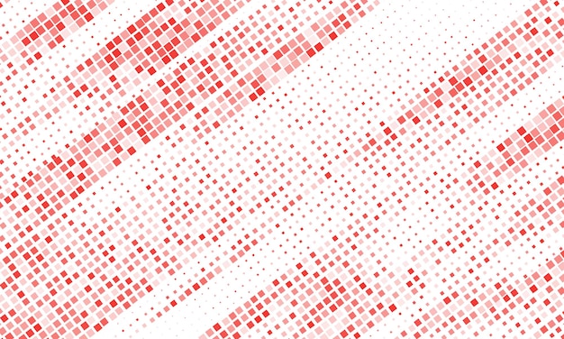 Free vector red chaotic squares mosaic pattern background