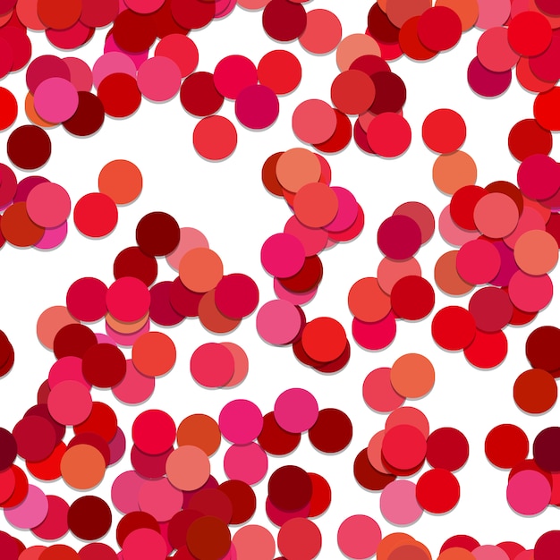 Free Vector red circles pattern background