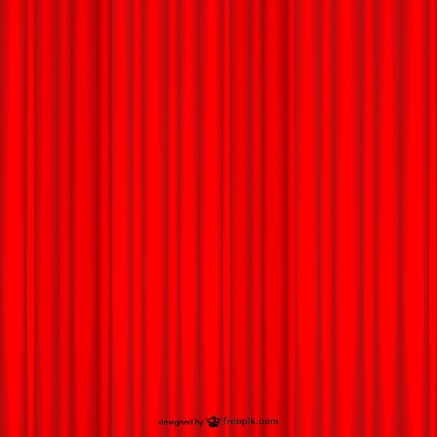 Red curtain background