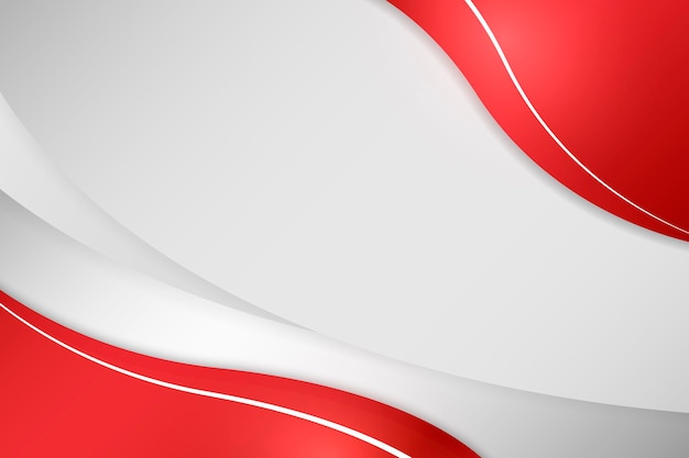 Red curve on a gray background