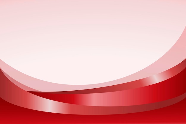 Red curve patterned background vector