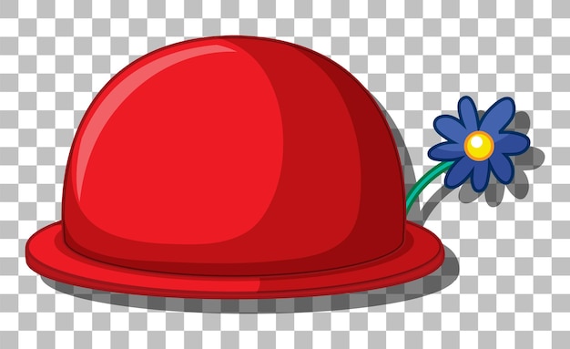 Free vector red cute hat in flat style