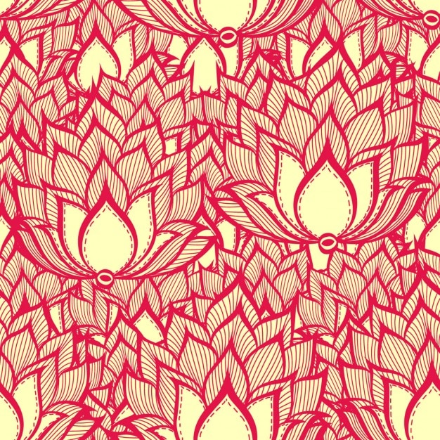 Red floral background