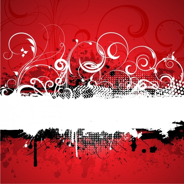 Free vector red grunge abstract background