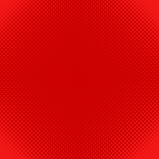 Free vector red halftone dot pattern background - vector design from circles in varying sizes