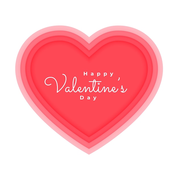 Red heart valentines day love background design