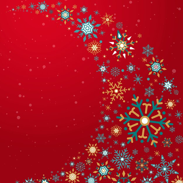 Red holiday design background vector