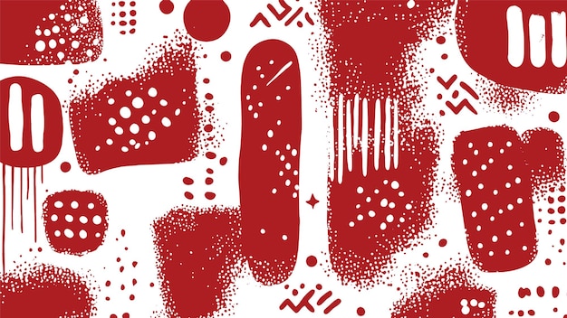 Free Vector red liquid ink patterned background