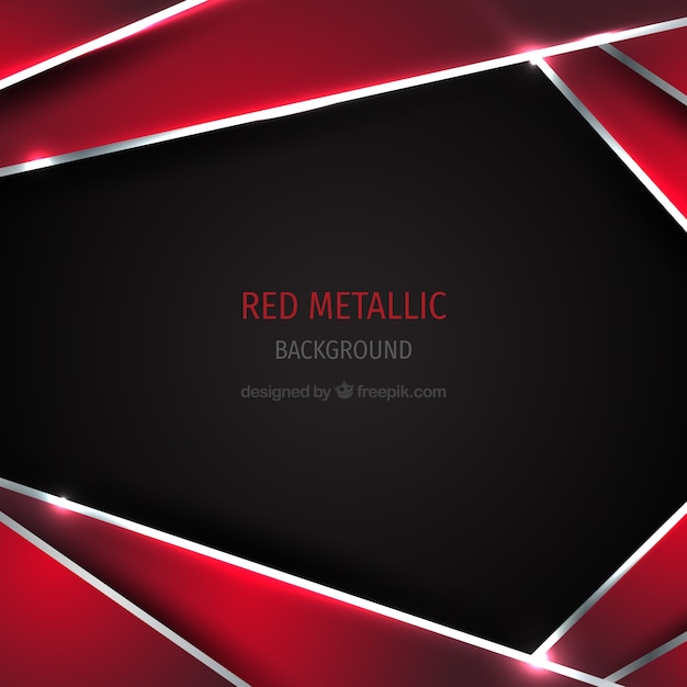 Red metallic background