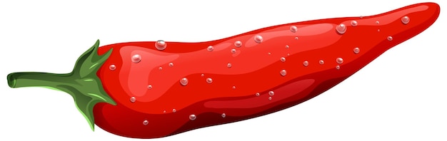 Free Vector red mexican chili pepper