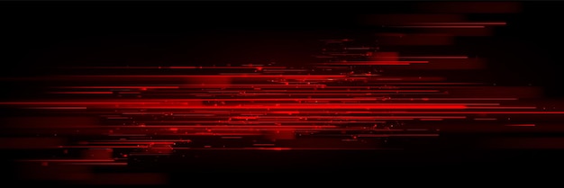 Free Vector red speed light horizontal straight line