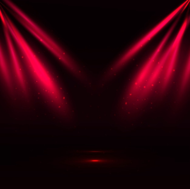 Red spotlight background