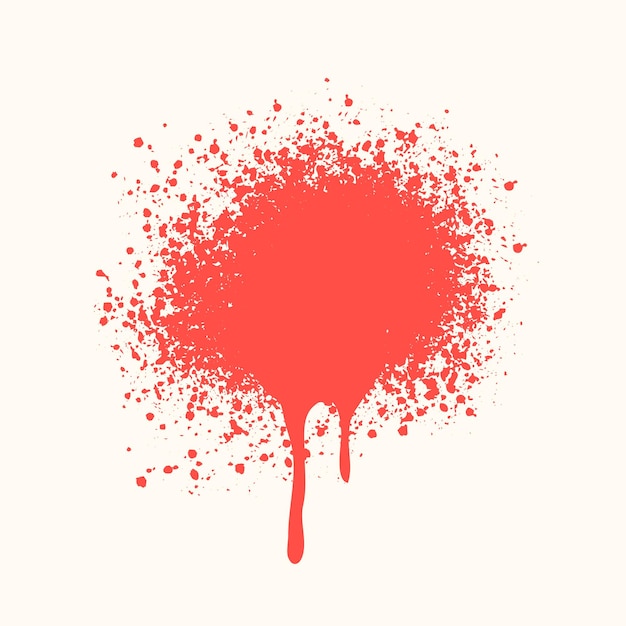 Free Vector red spray paint texture background for graffiti art