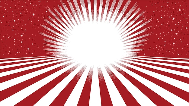 Free Vector red sunburst